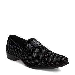 Stacy Adams Herren Swagger Studded Slip On Slipper, schwarz, 45 EU von Stacy Adams