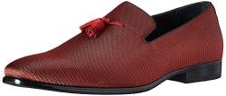 Stacy Adams Herren Tazewell Quaste Slipper, Korallenrot, 49 EU von Stacy Adams