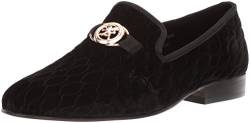 Stacy Adams Herren Valet Velour Bit Slip-on Loafer Slipper, Schwarz, 44.5 EU von Stacy Adams