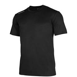 Stanno Field Trikot Kurzarm | Sportshirt für Damen und Herren (größe L, schwarz, Regular fit) von Stanno