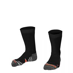 Stanno Sports Socken - Elite -Socke Unisex - Sportsocken - Anatomische Socken mit linken/rechten Indikatoren - Schwarz - Größe 41/44 von Stanno