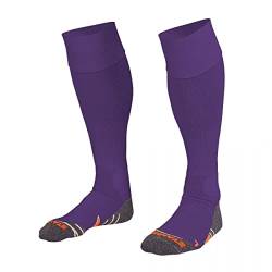 Stanno Sports Socken - Uni Sock II - Socken mit Atmungsaktivem Kapazität und Knöchelschutz - Sportsocken - Anatomische Socken mit linken/rechten Indikatoren - Lila - Größe 36/40 von Stanno