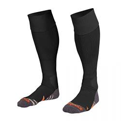 Stanno Sports Socken - Uni Sock II - Socken mit Atmungsaktivem Kapazität und Knöchelschutz - Sportsocken - Anatomische Socken mit linken/rechten Indikatoren - Schwarz - Größe 36/40 von Stanno