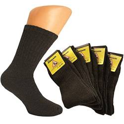 10 Paar stabile Arbeitssocken - Anthrazit, Groesse: 43-46 von Star Socks Germany