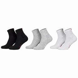 3 Paar hochwertige Sportsocken Frotteesohle 80% Baumwolle (47-49, schwarz) von Star Socks Germany