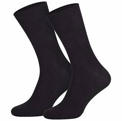 Star Socks Germany 10 Paar schwarze Herren Kellnersocken Baumwolle, Schwarz, 39/42 von Star Socks Germany