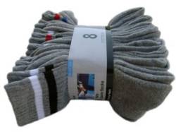 Star Socks Germany 16 Paar Marken Sportsocken - in 6 Farben Verfügbar / 39-42/43-46, 43/46, Grau von Star Socks Germany
