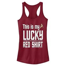 Fifth Sun Damen Lucky Red Shirt Hemd, scharlachrot, XX-Large von Star Trek