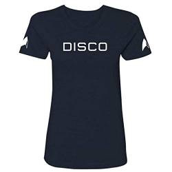 STAR TREK Discovery Disco Damen-T-Shirt, kurzärmelig, Größe XL, Marineblau, Marineblau, X-Large von Star Trek