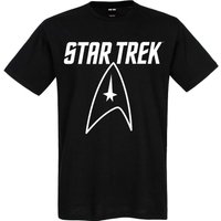 Star Trek Big Logo Herren T-Shirt schwarz von Star Trek