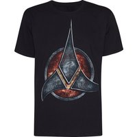 Star Trek Klingon Herren T-Shirt schwarz von Star Trek