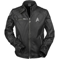 Star Trek Lederjacke - Starship - S bis 3XL - für Männer - Größe 3XL - schwarz  - EMP exklusives Merchandise! von Star Trek
