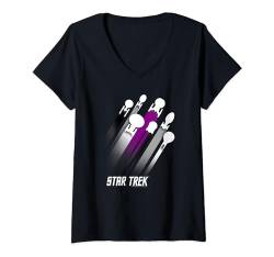 Star Trek Pride Demisexual Pride Flag T-Shirt mit V-Ausschnitt von Star Trek