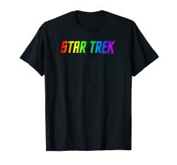 Star Trek Pride Rainbow Text Logo T-Shirt von Star Trek