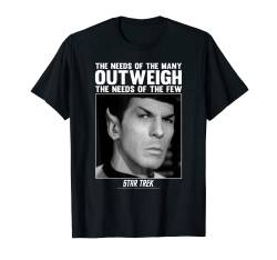 Star Trek Spock The Needs Of The Many, Needs Of The Few T-Shirt von Star Trek