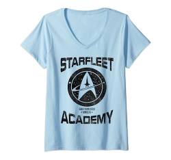 Star Trek Starfleet Academy San Francisco Vintage Badge T-Shirt mit V-Ausschnitt von Star Trek
