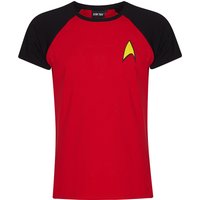 Star Trek Symbol Herren T-Shirt rot/schwarz von Star Trek