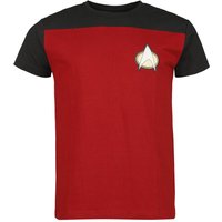 Star Trek T-Shirt - Logo - S bis XXL - für Männer - Größe S - rot/schwarz  - EMP exklusives Merchandise! von Star Trek