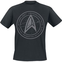 Star Trek T-Shirt - Picard - Starfleet Headquarters - M bis XXL - für Männer - Größe XL - schwarz  - EMP exklusives Merchandise! von Star Trek