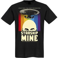 Star Trek T-Shirt - Starship Mine - M bis 3XL - für Männer - Größe L - schwarz  - Lizenzierter Fanartikel von Star Trek