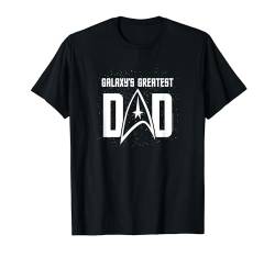 Star Trek Vatertag Galaxy's Greatest Dad Badge T-Shirt von Star Trek