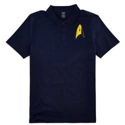 Star Trek: Discovery Command Polo, navy, Groß von Star Trek
