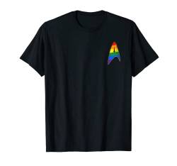 Star Trek: Discovery Rainbow Pride Starfleet Pocket Badge T-Shirt von Star Trek