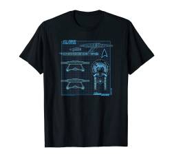 Star Trek: Lower Decks USS Cerritos Schematic Poster T-Shirt von Star Trek