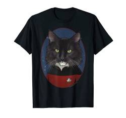 Star Trek: The Next Generation Commander Riker Cat Portrait T-Shirt von Star Trek
