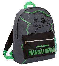 Der Mandalorian Rucksack Grogu Tasche für Erwachsene, Jugendliche, Kinder, Baby Yoda Schulranzen, Reise- und Sportrucksack von Star Wars