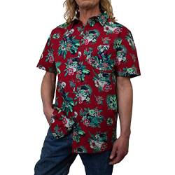 STAR WARS Herren Dies ist der Blumenstrauß Hemd mit Button-Down-Kragen, Rot: This is The Bouquet, XL von Star Wars