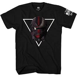 STAR WARS The Bad Batch Hunter Glitch T-Shirt für Erwachsene, Unisex, Schwarz, schwarz, Klein von Star Wars