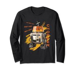 Star Wars Ahsoka Rebels Chopper Droid Speak Wah Wah Wah Langarmshirt von Star Wars