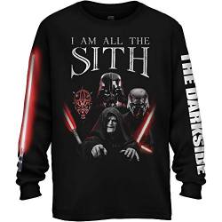 Star Wars All The Sith Darth Vader Maul Emperor Kylo Ren Longsleeve T-Shirt(Black,Large) von Star Wars