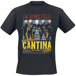 Star Wars Cantina Band On Tour Männer T-Shirt schwarz XXL 100% Baumwolle Fan-Merch, Festival, Filme von Star Wars