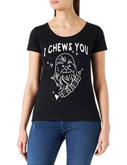 Star Wars Damen Woswclats035 T-Shirt, Schwarz, X-Large von Star Wars