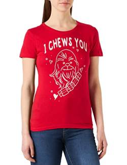 Star Wars Damen Woswclats035 T-Shirt, rot, M von Star Wars