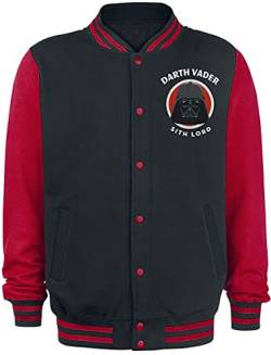 Star Wars Darth Vader - Sith Lord Männer Collegejacke schwarz/rot L von Star Wars