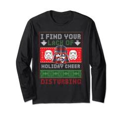 Star Wars Darth Vader Ugly Christmas Sweater Langarmshirt von Star Wars