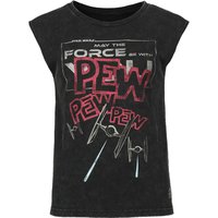 Star Wars - Disney Tank-Top - PEW PEW PEW - S bis XXL - für Damen - Größe L - schwarz  - EMP exklusives Merchandise! von Star Wars