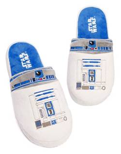 Star Wars Hausschuhe Mens Yoda Jedi oder R2D2 Slip auf Haus Schuhe Müßiggänger 43-44 EU von Star Wars