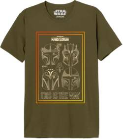 Star Wars Herren Meswmants197 T-Shirt, Army, S von Star Wars
