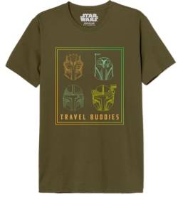 Star Wars Herren Meswmants205 T-Shirt, Army, M von Star Wars