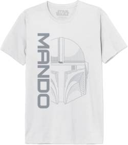 Star Wars Herren Meswmants206 T-Shirt, weiß, S von Star Wars