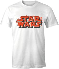 Star Wars Herren Uxswmants001 T-Shirt, weiß, S von Star Wars