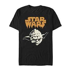 Star Wars Herren Yoda Ghoul T-shirt, Schwarz, S von Star Wars