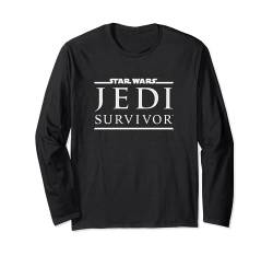 Star Wars Jedi: Survivor Cal Kestis Game Title Logo Langarmshirt von Star Wars