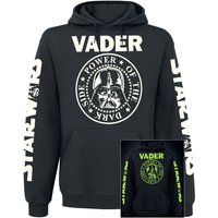 Star Wars Kapuzenpullover - Darth Vader - Let's Go - Glow In The Dark - S bis XXL - für Männer - Größe M - schwarz  - EMP exklusives Merchandise! von Star Wars