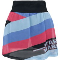 Star Wars Kurzer Rock - Extraterrestrial Magma - M bis L - für Damen - Größe M - multicolor  - EMP exklusives Merchandise! von Star Wars