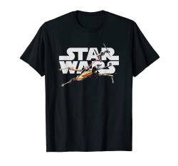 Star Wars Logo Classic X-Wing vs TIE Fighter Space Battle T-Shirt von Star Wars